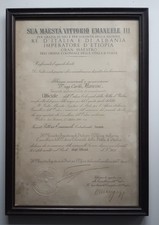 Diploma in Cornice Medaglia