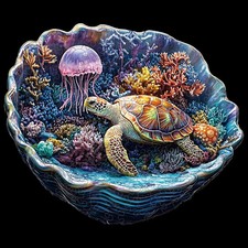 Puzzle in legno oceano formato