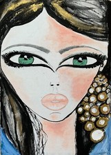 Arte come Margaret Keane occhi