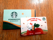 Starbucks Hello Kitty Card con