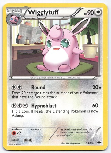 Carta pokemon rara wigglytuff - carta,