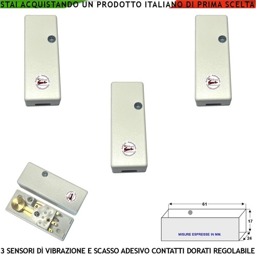 Rilevatori vibrazione adesivo - rilevatori,