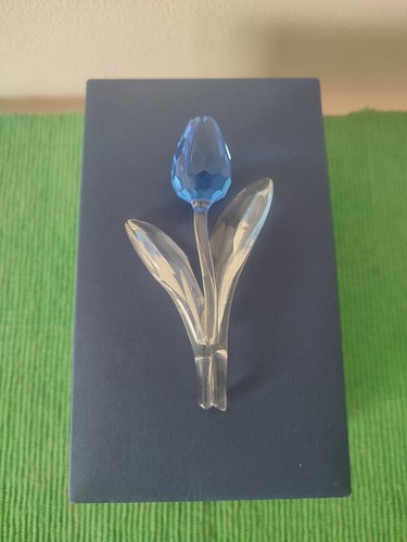 Swarovski fiore blu originale - fiore,