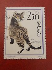 1964 Polonia Polska Polen Gatto Europeo kit kot n 1482 usato 2,50 zł 