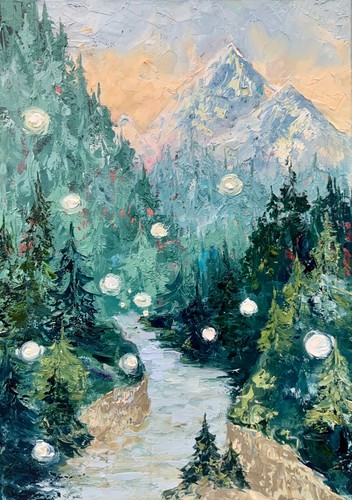 Dipinto olio originale art - dipinto,