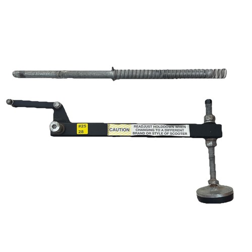Supporto barra piedi scooter