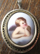 Ciondolo Art Nouveau miniatura
