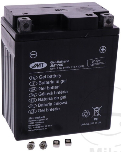 Batteria gel yamaha czd300 - batteria,