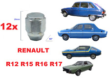 kit 12 M10X1,25 DADI RUOTA CERCHI FERRO LEGA RENAULT R12 R15 R16 R17 12 15 16 17