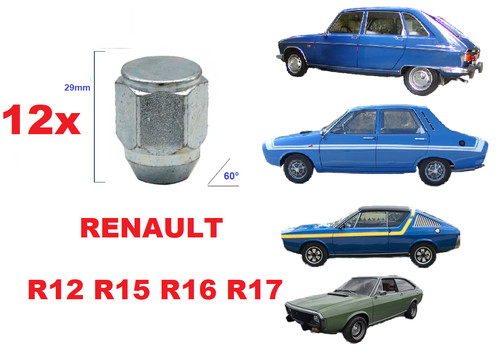 Kit m10x1 dadi ruota - m10x1,25,