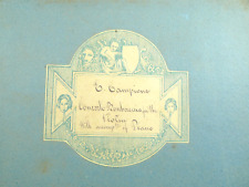 ANTICO SPARTITO MUSICA VIOLINO E PIANOFORTE CAMPIONE CONCERTO BOSCHERECCIO CANTI