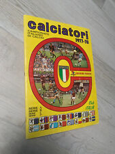 ALBUM FIGURINE CALCIATORI PANINI 1977-78 COMPLETO ORIGINALE