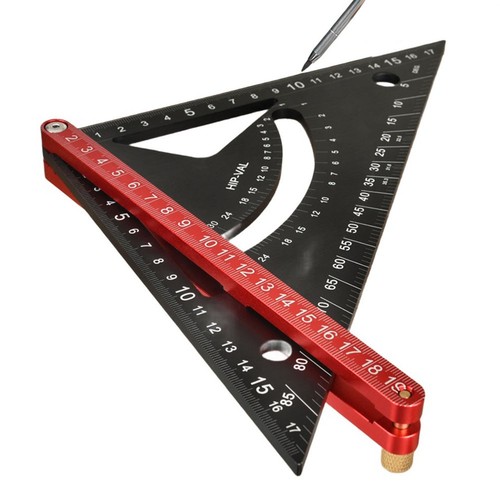 Righello triangolare lega - righello,