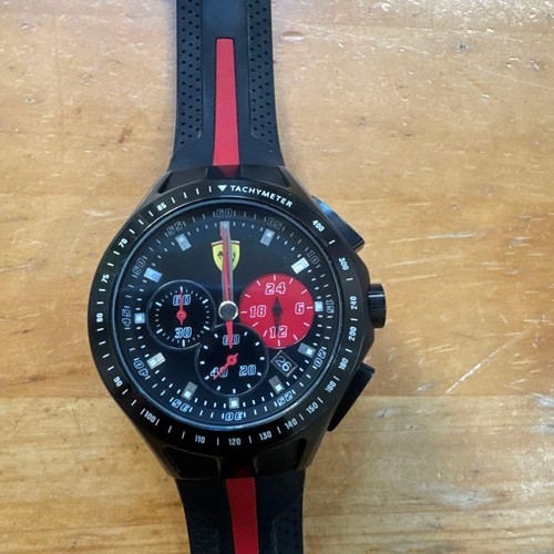 Ferrari watch with tachymeter