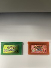 Lotto Giochi Pokemon Game Boy Advance -ROSSO FUOCO E VERDE FOGLIA ITA -GBA/NDS