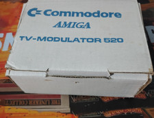 Commodore Amiga 520 Modulatore TV + Cavo/Manuale in Confezione Originale (Amiga 500/2000)