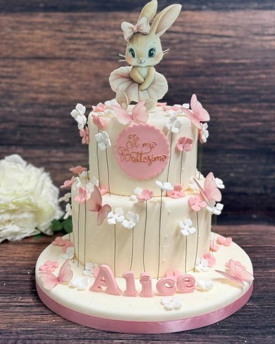 Torta scenografica fiori - torta,