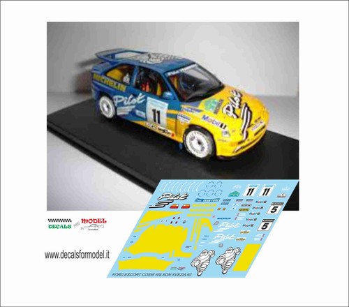 Decals ford escort - 1:43,