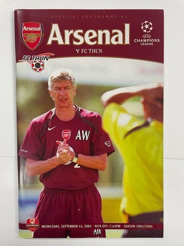 2005 arsenal fc - v, thun