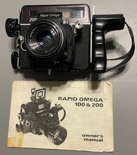 Koni Omega Rapid 200 fotocamera medio formato con obiettivo 90 mm f3,5, retro 120 ed extra