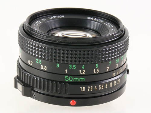 Canon 50mm 1 - 50, 1.8