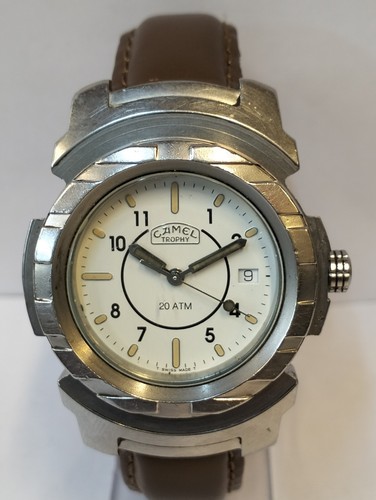 Camel trophy quartz white - white, dial