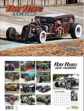 2026 RAT RODs CALENDARIO DA PARETE auto negozio personalizzato strada uomo capannone negozio attrezzi USA