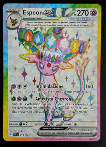 Carta pokemon espeon - carta,