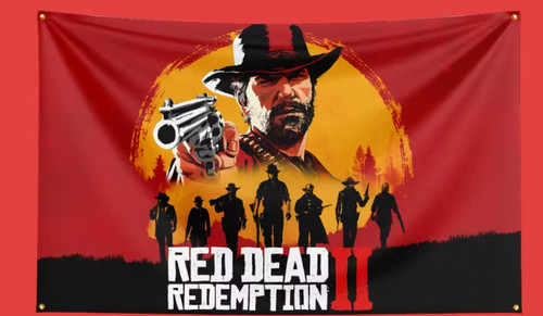 Bandiera red dead redemption - red,
