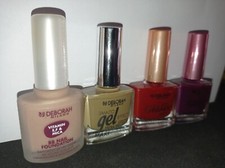 8 PEZZI: 2X DEBORAH MILANO SMALTO GEL + 2XCOLORE IN TRASPARENZA + 2X RINFORZANTE