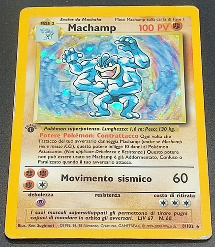 Pokemon machamp 102 - machamp, 8/102