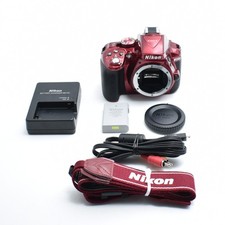 【Quasi come nuovo】 Nikon D5300 24,2 MP DSLR fotocamera solo corpo rosso dal Giappone B#10008