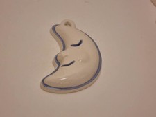 formella thun luna ceramica bianca azzurra