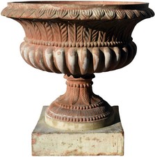 Calice Piemontese terracotta Impruneta - Piedmontese terracotta vase 12724