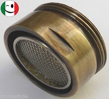 AERATORE OTTONE CON FILTRO ROMPIGETTO M 24X1 BRONZATO - BRONZO