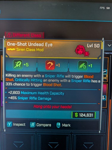 Borderlands lvl 50 - 4, vex