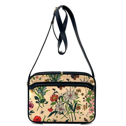 Borsa tracolla gucci flora - a,