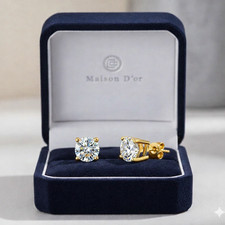 Orecchini oro 2 ct confezione