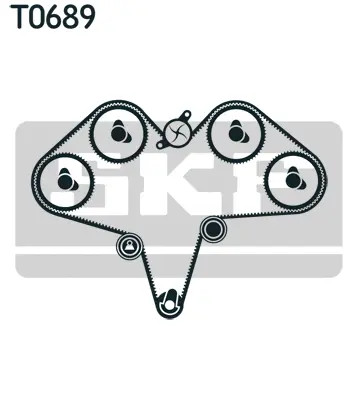 Kit cinghia distribuzione - kit,