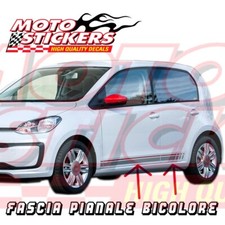 Volkswagen UP Beats 2017  5 porte - kit fasce adesive bicolore - colori a scelta