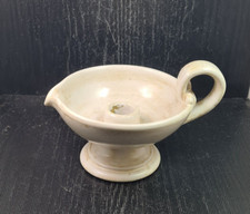 saca ceramica artistica dei castelli porta candela artigianale cm 12 x 15 x 10 h