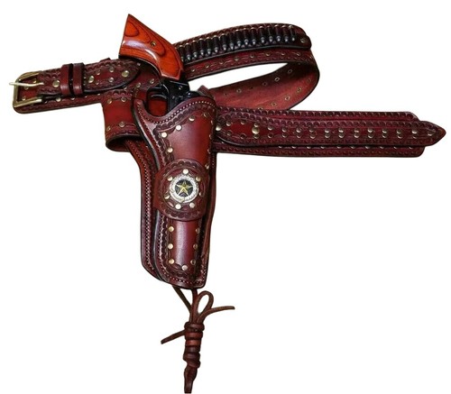 Fondina pistola cintura pelle