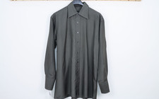 Camicia GUCCI  tg. 42 Usato (Sa860) Grigio Vintage 100% Seta