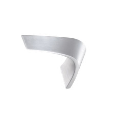 Lampada Parete Applique ICONE BOOMERANG in Alluminio Bianco Design 32 cm