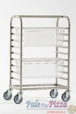 Carrello inox gastronorm: 9