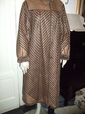 PELLICCIA FUR PELZ MONTONE LAMM LAMB PELLE CAPPOTTO LUNGO AGNELLO CM 126