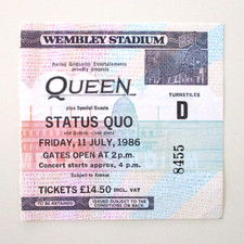 Queen 1986 Wembley UK Concert