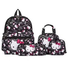 set 4 pezzi zaino hello kitty