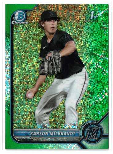 2022 bowman draft green - 2022, 1°