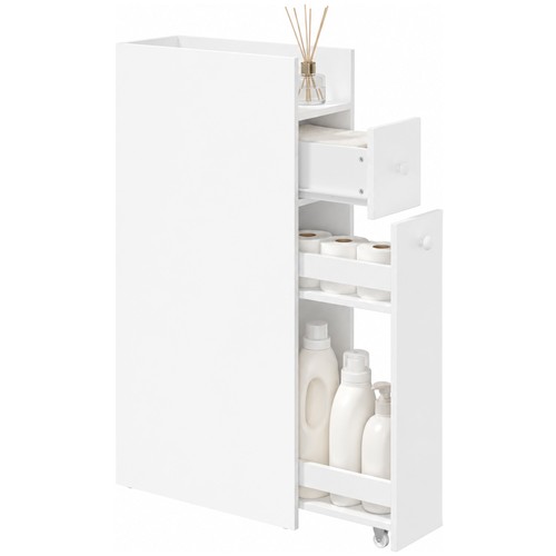Homcom mobiletto bagno stretto - homcom,